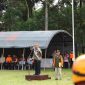 Acara gladi lapang tsunami di Lapangan Desa Jogoresan, Kecamatan Purwodadi, pada Kamis (13/11/2025).
