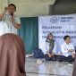 Para siswa MA Darul Isti Qomah Srigading, Kecamatan Srigading, Kabupaten Lampung Timur antusias mengikuti pelatihan jurnalistik dan dasar menulis.