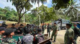 Direktorat Jenderal Strategi Pertahanan (Ditjen Strahan) Kementerian Pertahanan (Kemhan) RI melakukan kunjungan kerja ke wilayah perbatasan RI–Papua Nugini (PNG) .