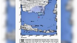 Titik gempa di Kalimantan.
