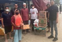 Sekolah Kebangsaan Pemuda Indonesia (SKPI) bersama komunitas Jakarta Connection menyalurkan bantuan logistik pada Senin (8/12).