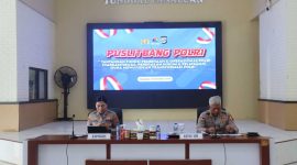 Puslitbang Polri melakukan kunjungan kerja ke Mapolres Lampung Timur, Selasa (16/12/2025).