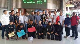 Penyambutan kepulangan atlet Sea Game asal Jawa Tengah.