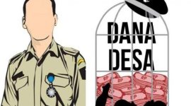 Ilustrasi penyelewengan dana desa oleh oknum Kades.