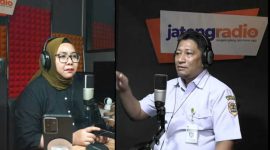 Acara program Jateng Bicara bersama dr. Prihatin Iman Nugroho, Sp.P., dokter spesialis paru dari RSUD dr. Amino Gondohutomo, pada Rabu (7/1/2026). 