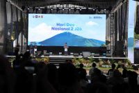 Puncak peringatan Hari Desa Nasional (HDN) 2026 berlangsung meriah di Lapangan Desa Butuh, Kecamatan Mojosongo, Kabupaten Boyolali, Jawa Tengah, Kamis (15/1/2026). 