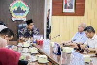 Audiensi antara perwakilan perusahaan asal China dan Wakil Gubernur Jawa Tengah, Taj Yasin Maimoen, di Semarang, Kamis (15/1/2026).