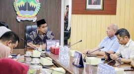 Audiensi antara perwakilan perusahaan asal China dan Wakil Gubernur Jawa Tengah, Taj Yasin Maimoen, di Semarang, Kamis (15/1/2026).