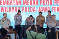 Jembatan Merah Putih yang berada di Dukuh Matangan, Desa Cucukan, diresmikan langsung oleh Kapolri Jenderal Polisi Listyo Sigit Prabowo bersama Gubernur Jawa Tengah Ahmad Luthfi, Rabu (14/1/2026).