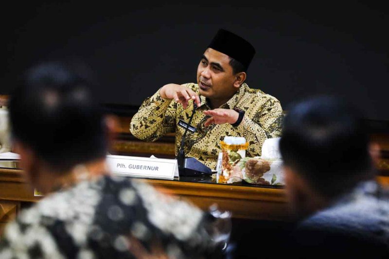 Wakil Gubernur Jawa Tengah, Taj Yasin Maimoen, usai menerima kunjungan kerja Komisi VIII DPR RI di Kantor Gubernur Jateng, Kamis (22/1/2026).