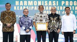 Acara Harmonisasi Program Kearsipan dan Perpustakaan Provinsi Jawa Tengah di Grhadika Bhakti Praja, Kamis (29/1/2026).