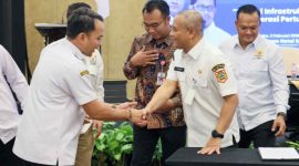 Gubernur Jateng, A. Luthfi seusai menghadiri Outlook Ekonomi Soloraya 2026 di The Sunan Hotel, Surakarta, Rabu (4/2/2026).