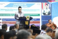 Wakil Gubernur Jawa Tengah, Taj Yasin Maimoen, saat membuka Musyawarah Perencanaan Pembangunan (Musrenbang) 2026 dan Konsultasi Publik Rancangan Awal RKPD 2027 di Grhadika Bhakti Praja, Kota Semarang, Jumat (6/2/2026).