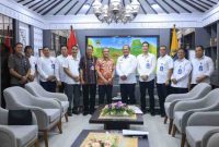 KONI Jawa Tengah saat menemui Gubernur Ahmad Luthfi di Semarang.