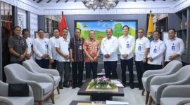 KONI Jawa Tengah saat menemui Gubernur Ahmad Luthfi di Semarang.