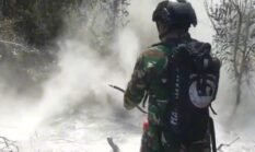 Instruksi Presiden, Tim Alfa TNI Diterjunkan Tangani Karhutla Way Kambas